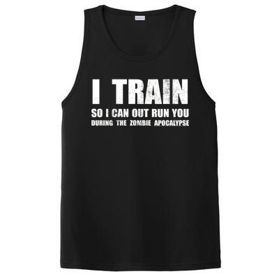 I Train So I Can Out Run You During A Zombie Apocalypse PosiCharge Competitor Tank