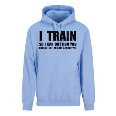 I Train So I Can Out Run You During A Zombie Apocalypse Unisex Surf Hoodie