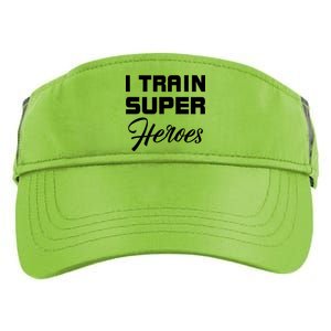 I Train Super Heroes Adult Drive Performance Visor