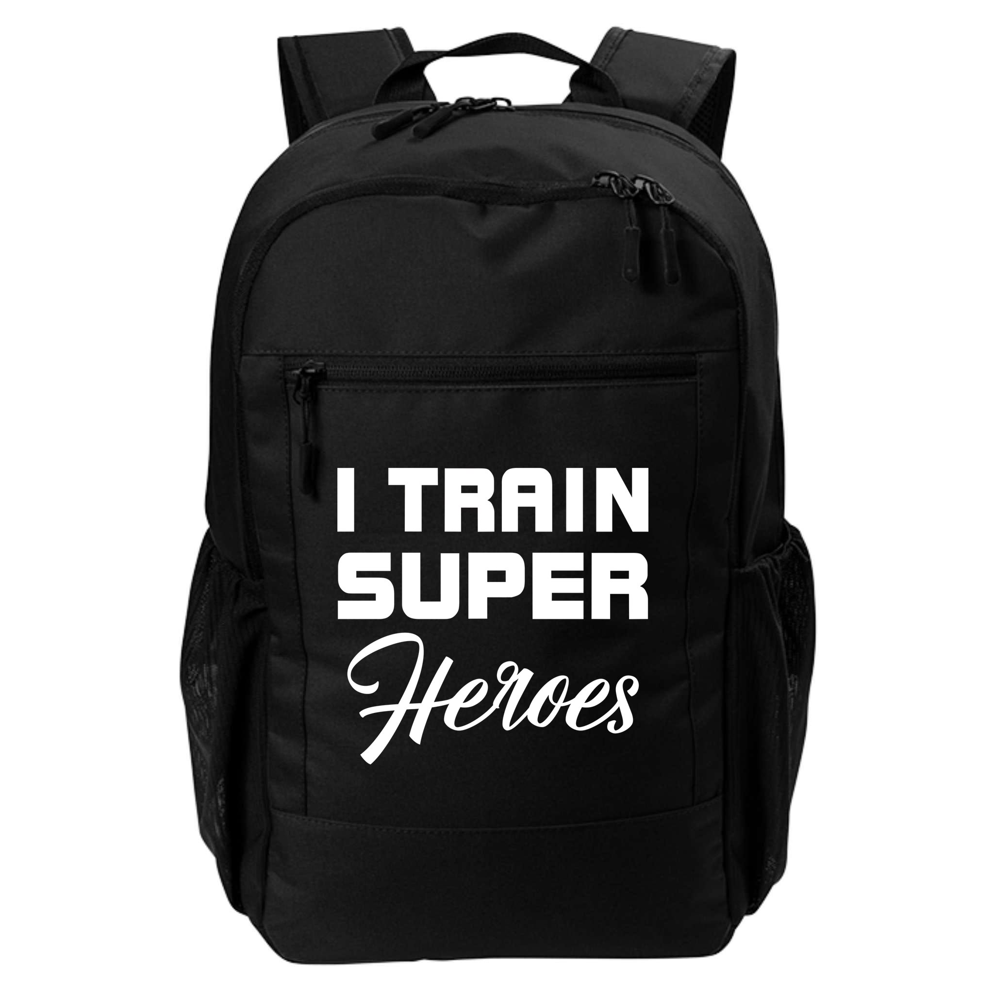 I Train Super Heroes Backpack