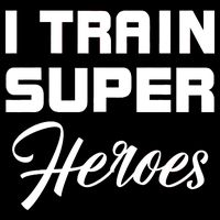 I Train Super Heroes Backpack