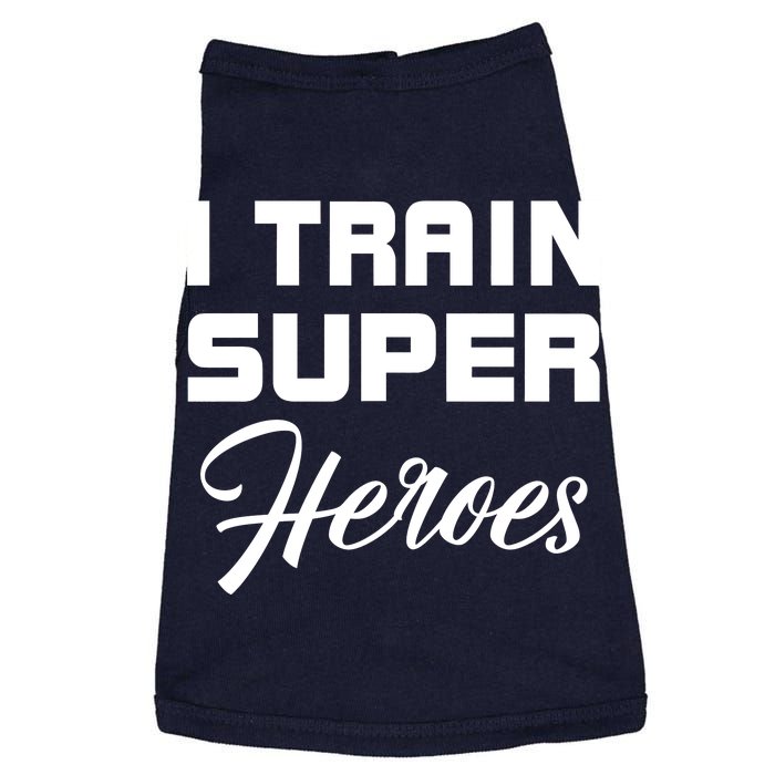 I Train Super Heroes Doggie Tank