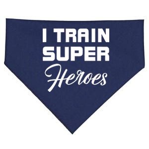 I Train Super Heroes USA-Made Doggie Bandana