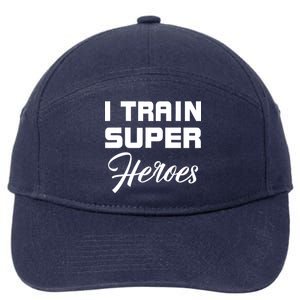 I Train Super Heroes 7-Panel Snapback Hat