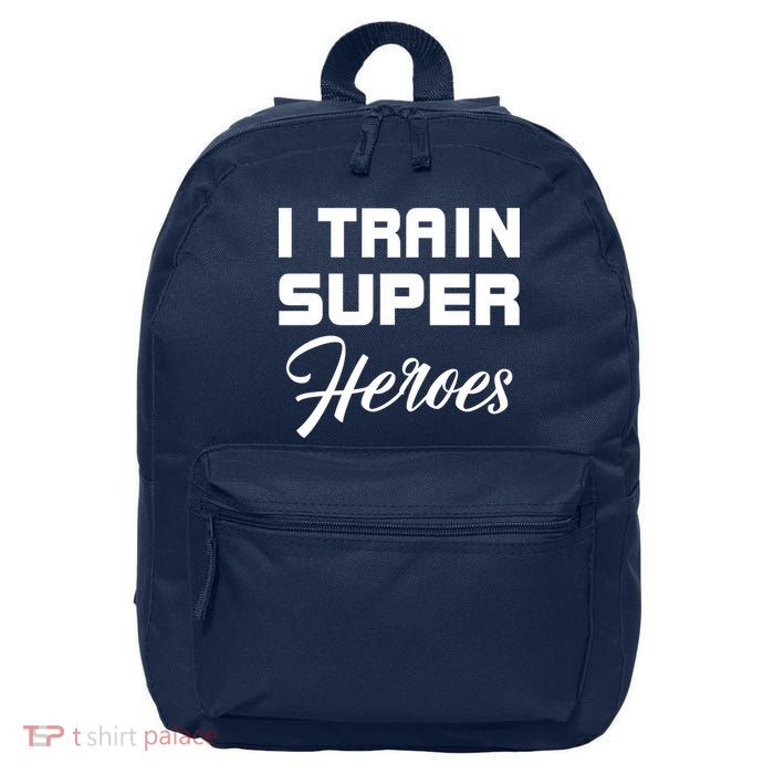 I Train Super Heroes 16 in Basic Backpack