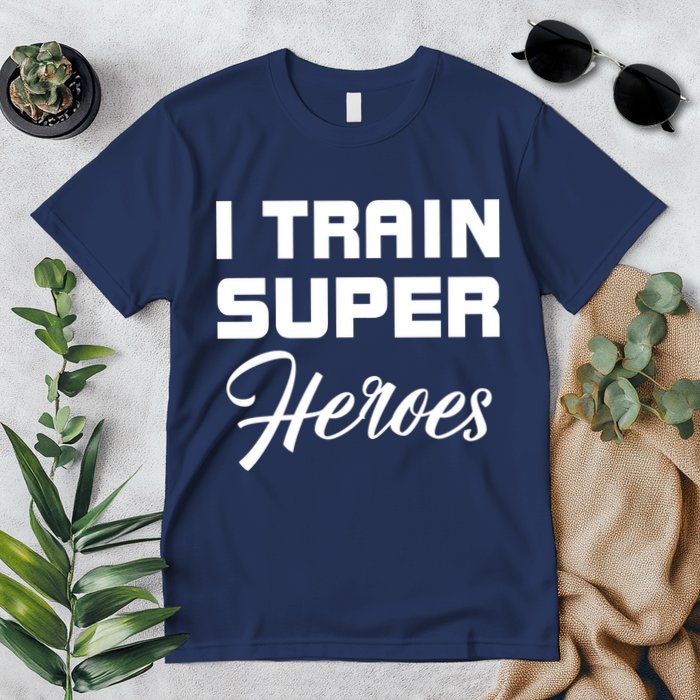 I Train Super Heroes Premium T-Shirt