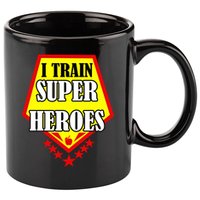 I Train Superheros 11oz C Handle Ceramic Mug