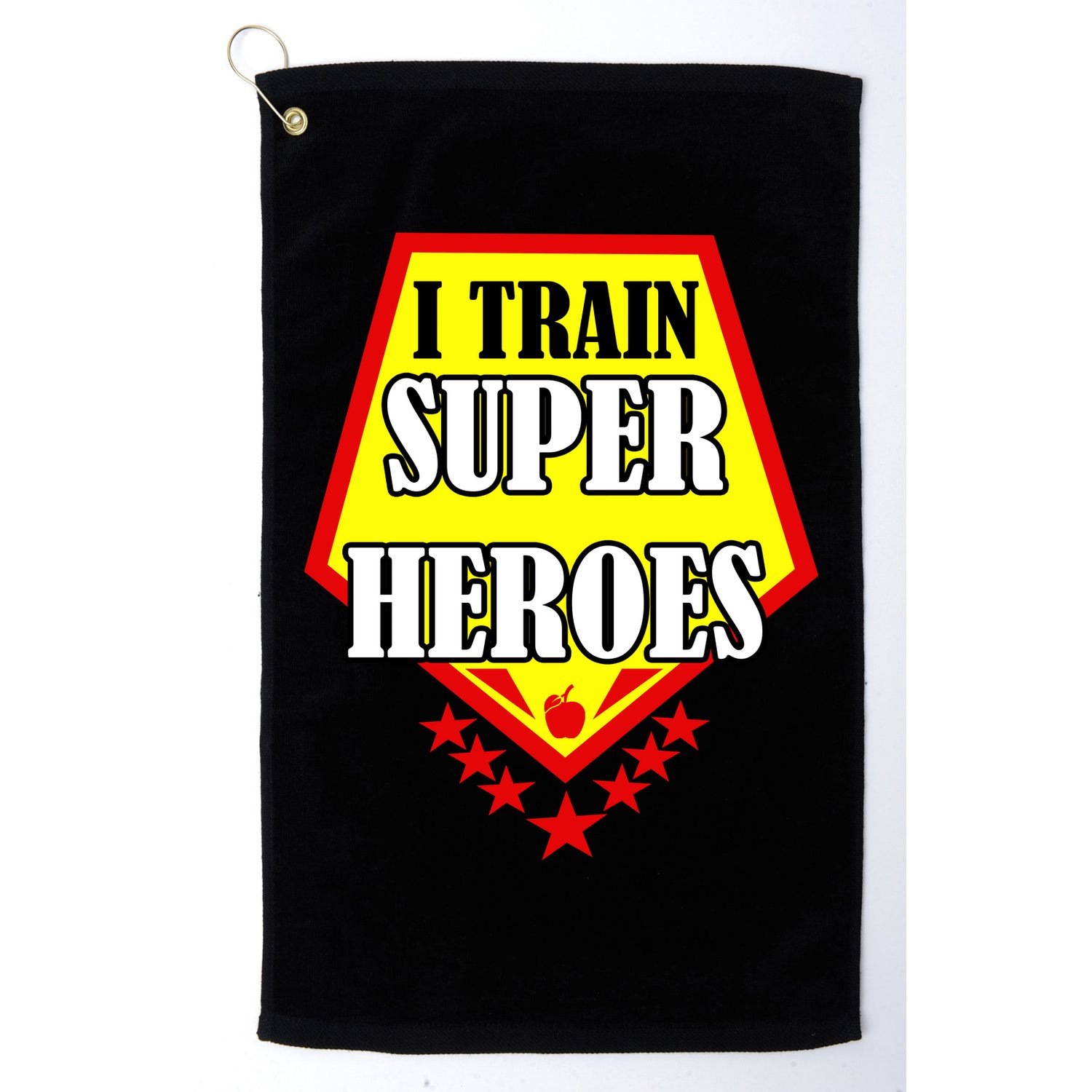 I Train Superheros Golf Towel