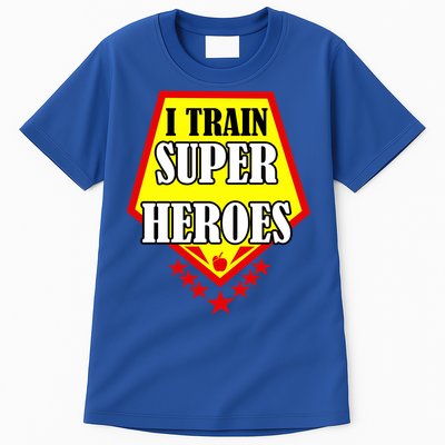 I Train Superheros Tall T-Shirt