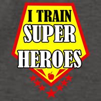 I Train Superheros Vector Backpack