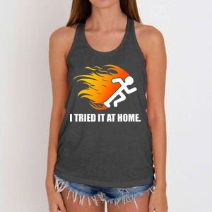 I Tried It At Home Women's Knotted Racerback Tank