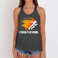 I Tried It At Home Women's Knotted Racerback Tank