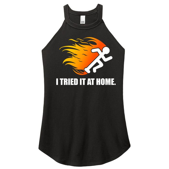 I Tried It At Home Women's Perfect Tri Rocker Tank