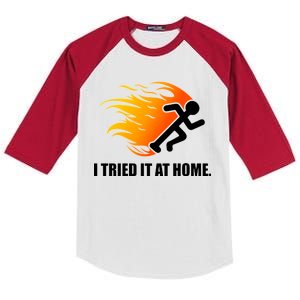 I Tried It At Home Kids Colorblock Raglan Jersey