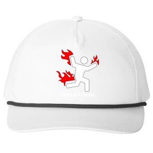 I Tried It At Home Funny Humor Snapback Five-Panel Rope Hat