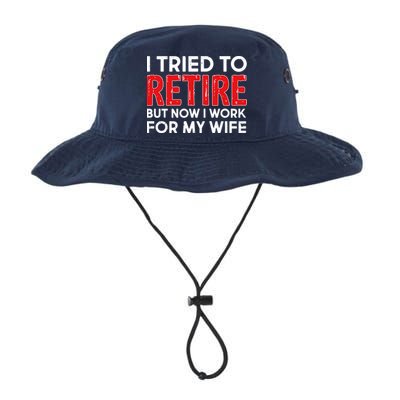 I Tried To Retire But Now I Work For My Wife Bucket Hat
