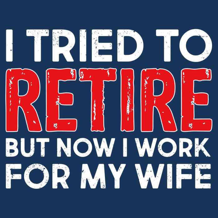 I Tried To Retire But Now I Work For My Wife 16 in Basic Backpack