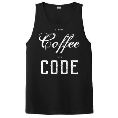 I Turn Coffee Into Code PosiCharge Competitor Tank