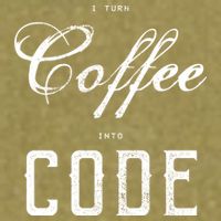 I Turn Coffee Into Code Garment-Dyed Women's Muscle Tee