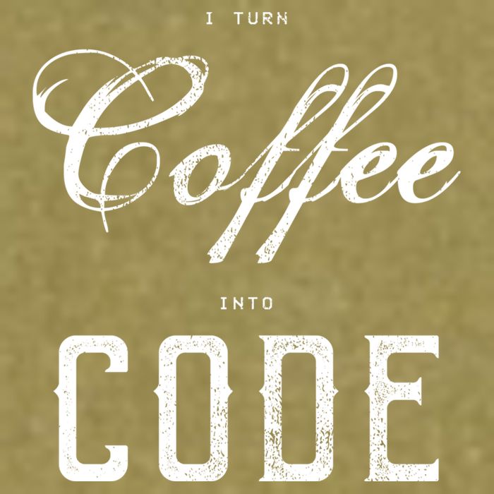 I Turn Coffee Into Code Garment-Dyed Women's Muscle Tee
