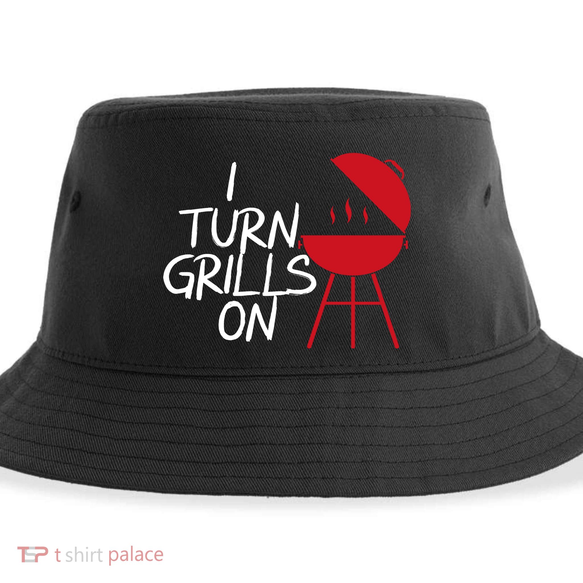 I Turn Grills On Sustainable Bucket Hat