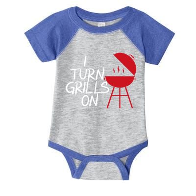 I Turn Grills On Infant Baby Jersey Bodysuit