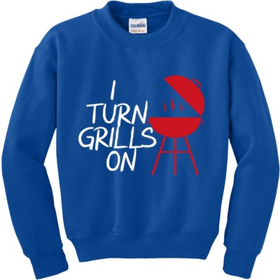 I Turn Grills On Kids Sweatshirt
