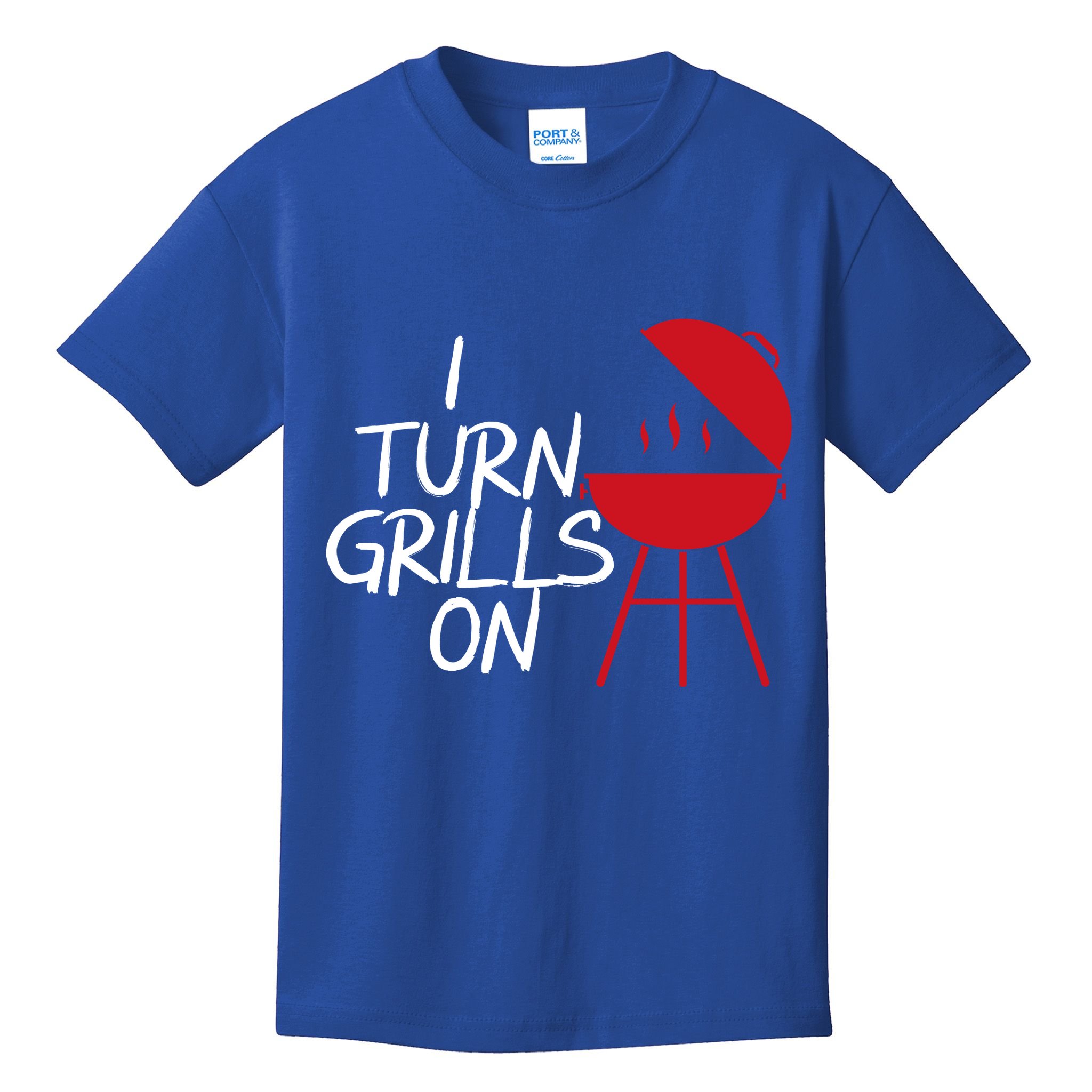I Turn Grills On Kids T-Shirt