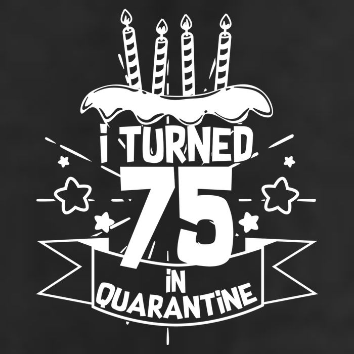I Turned 75 In Quarantine Birthday Adult Drive Performance Visor