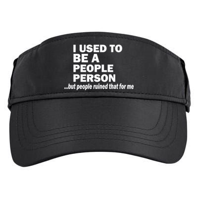 I Used To Be A People Person Adult Drive Performance Visor