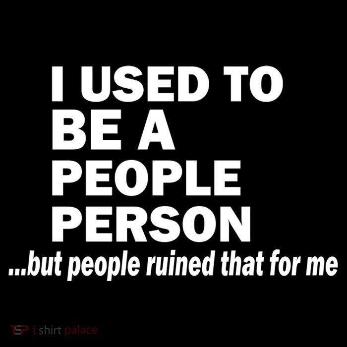 I Used To Be A People Person Youth Performance Sprint T-Shirt