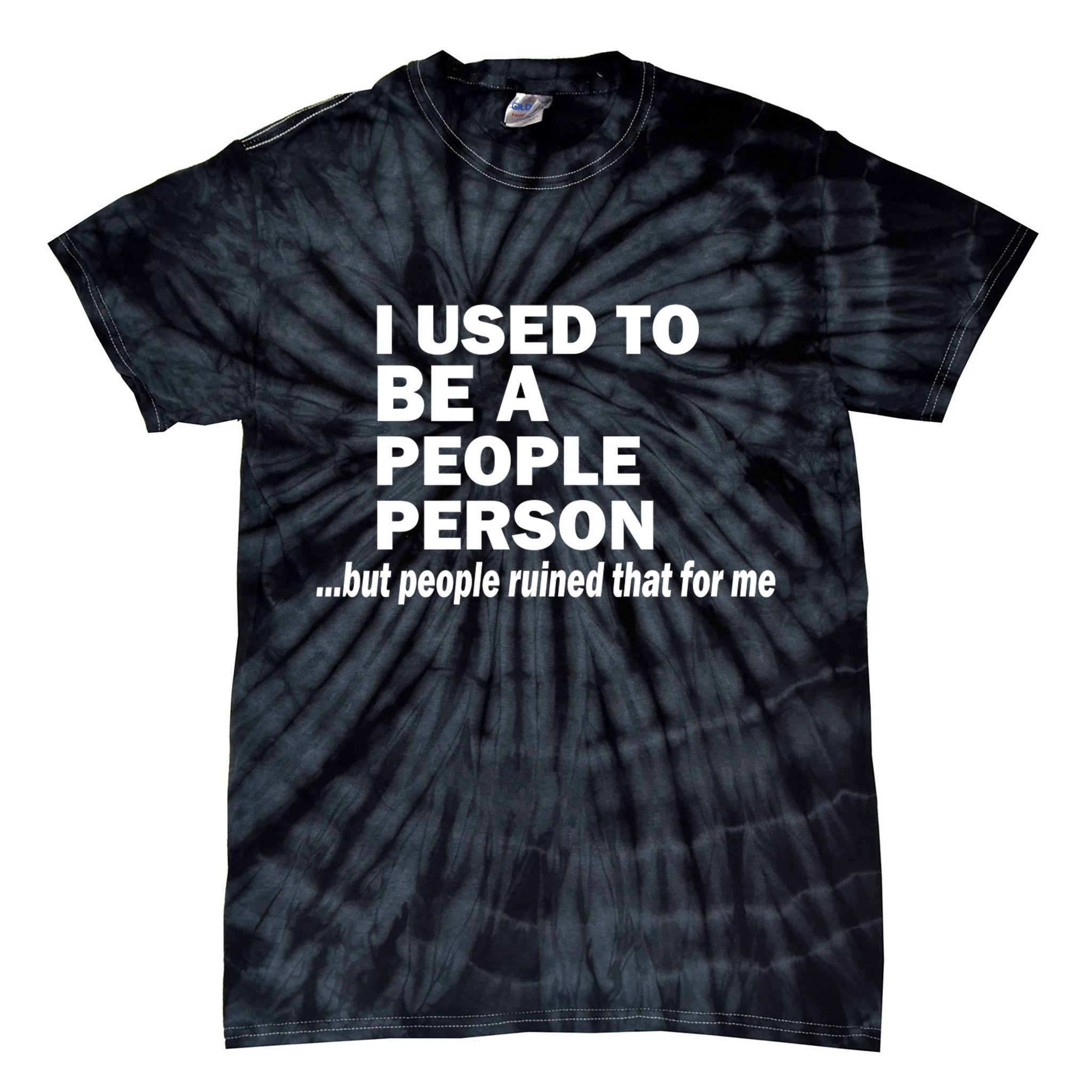 I Used To Be A People Person Tie-Dye T-Shirt