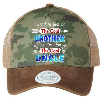 I Used To Be The Cool Brother Now I'm Also The Cool Uncle Legacy Tie Dye Trucker Hat