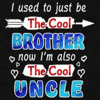 I Used To Be The Cool Brother Now I'm Also The Cool Uncle Ladies PosiCharge Tri-Blend Wicking Tank