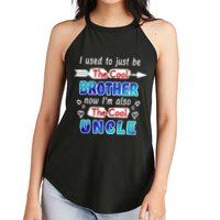 I Used To Be The Cool Brother Now I'm Also The Cool Uncle Women's Perfect Tri Rocker Tank
