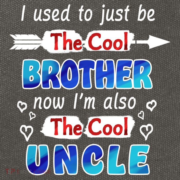 I Used To Be The Cool Brother Now I'm Also The Cool Uncle Cotton Canvas Backpack