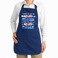 I Used To Be The Cool Brother Now I'm Also The Cool Uncle Full-Length Apron With Pockets