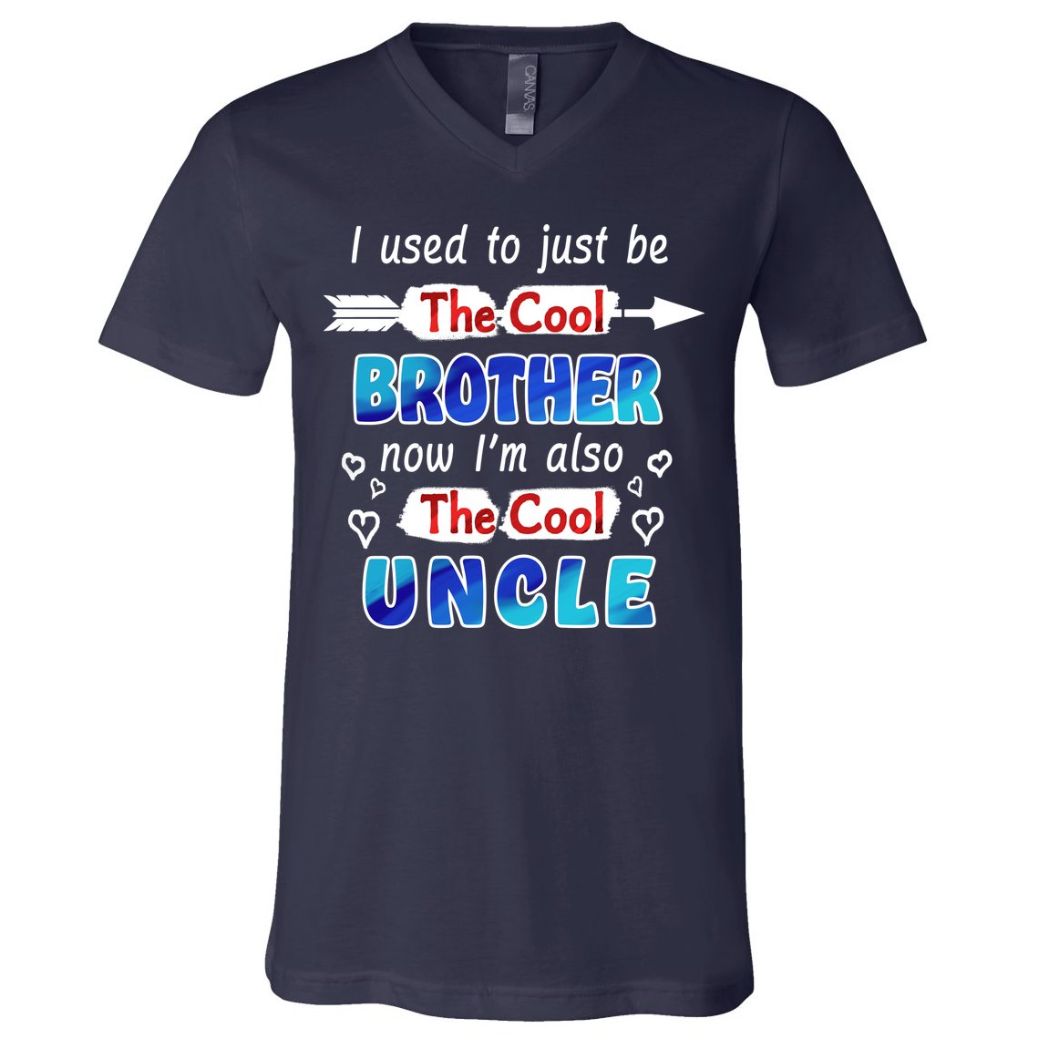I Used To Be The Cool Brother Now I'm Also The Cool Uncle V-Neck T-Shirt
