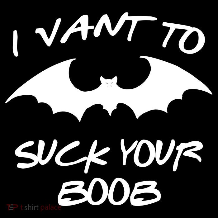 I Vant To Suck Your Boobs Vampire Bat Halloween Flexfit Unipanel Trucker Cap