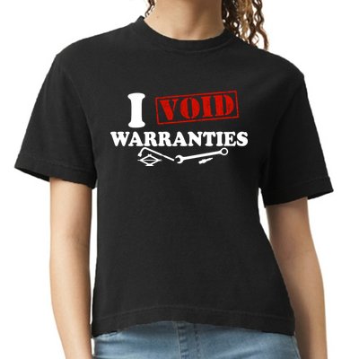 I Void Warranties Comfort Colors Boxy T-Shirt