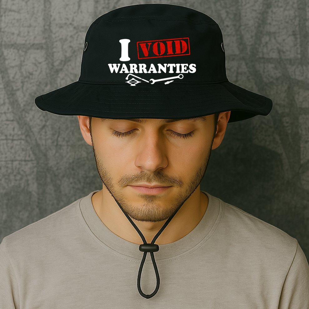 I Void Warranties Bucket Hat