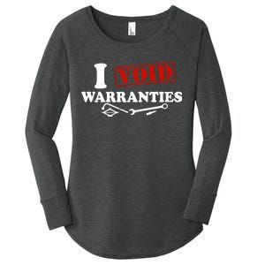 I Void Warranties Women's Perfect Tri Tunic Long Sleeve Shirt