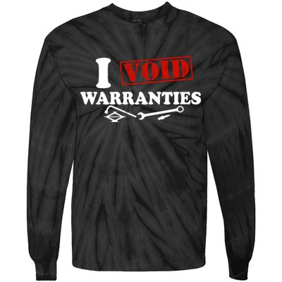 I Void Warranties Tie-Dye Long Sleeve Shirt
