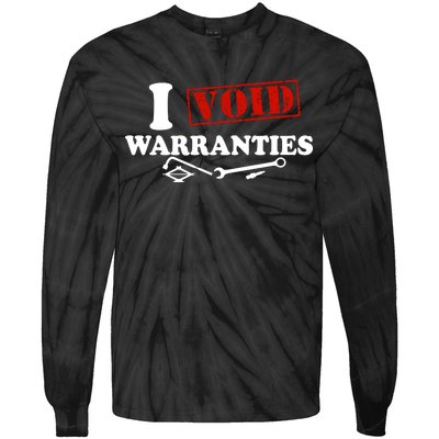 I Void Warranties Tie-Dye Long Sleeve Shirt