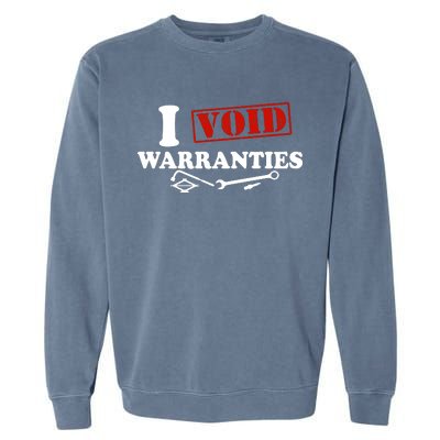 I Void Warranties Garment-Dyed Sweatshirt