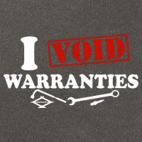 I Void Warranties Cotton Canvas Backpack