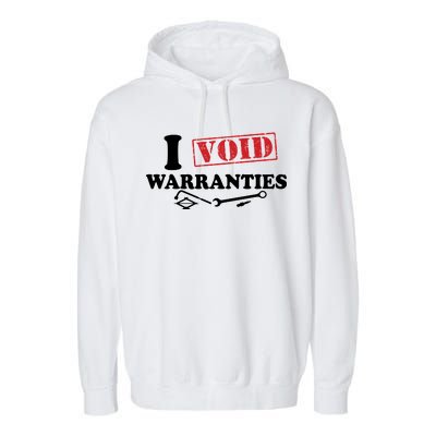 I Void Warranties Garment-Dyed Fleece Hoodie