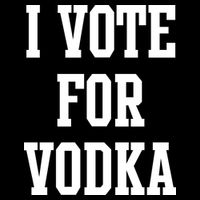 I Vote For Vodka Bucket Hat