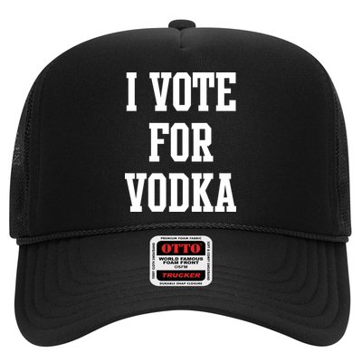 I Vote For Vodka Trucker Hat