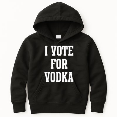 I Vote For Vodka Kids Hoodie